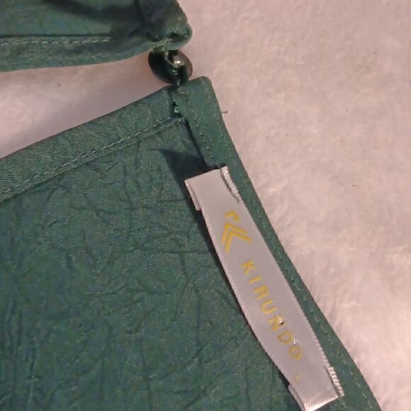 Kirundo Green Aline Swing Tier Dress - Picture 8 of 9